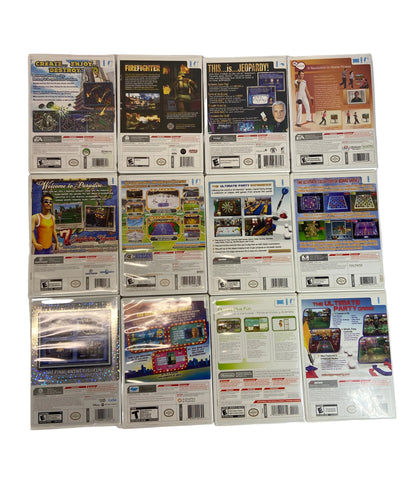 Lot of 12 Nintendo Wii Games