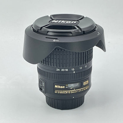 Nikon AF-S NIKKOR 10-24mm f/3.5-4.5G ED AF-S DX Auto & Manual Lens F