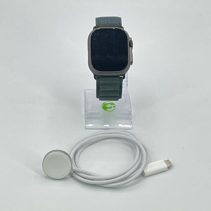 Unlocked Apple Watch Ultra 2 49MM Black Titanium Green/Olive MX4T3LW/A