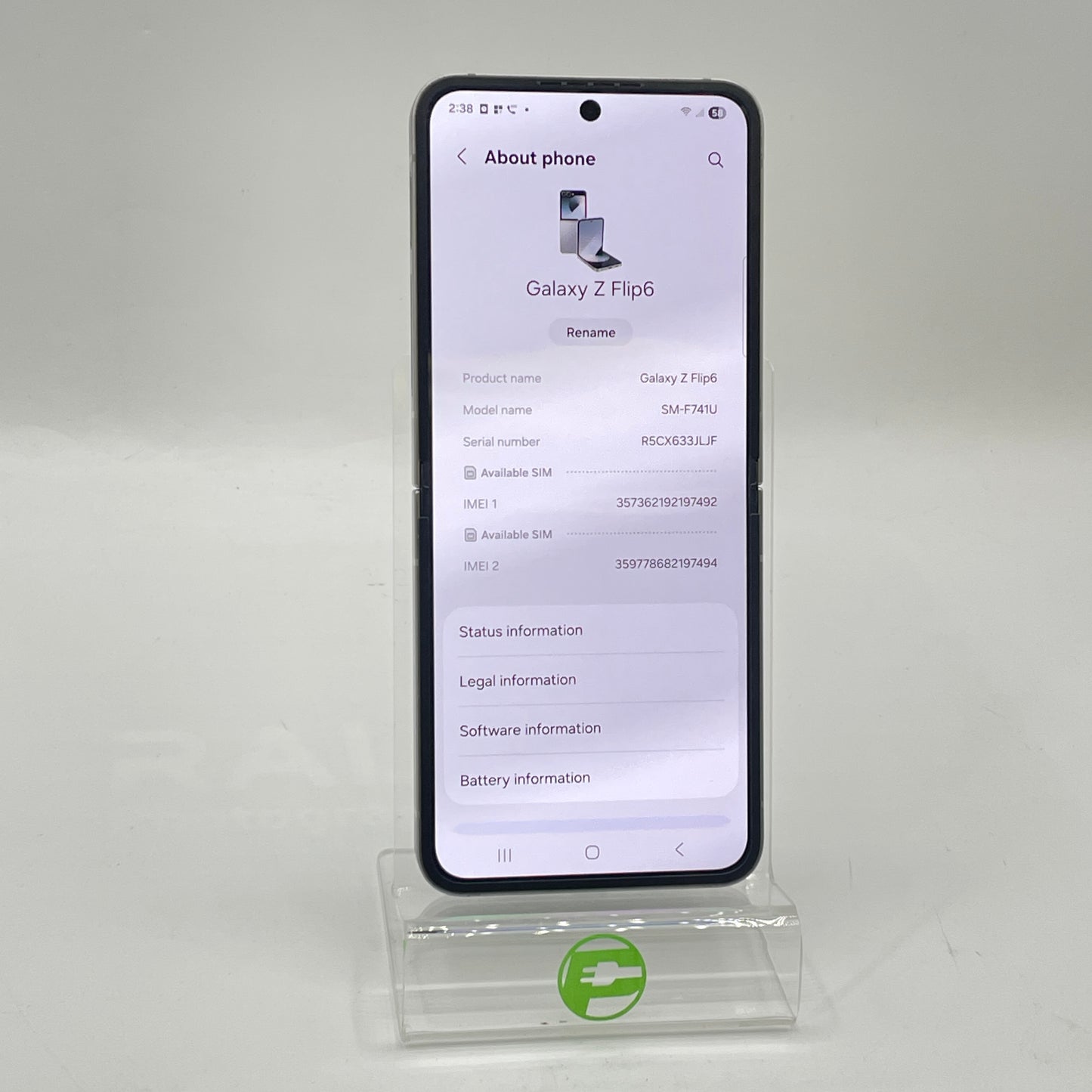 Factory Unlocked Samsung Galaxy Z Flip6 12GB RAM 512GB SM-F741U Silver Shadow