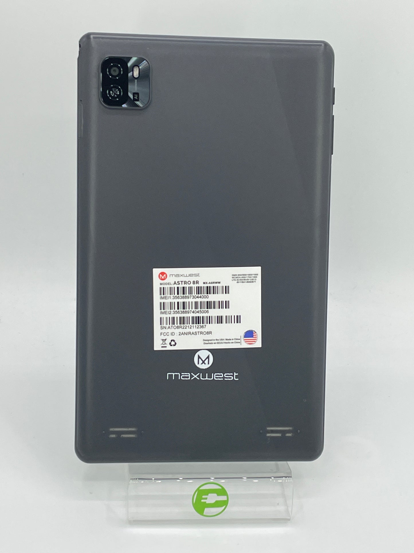 WiFi Only Maxwest Astro 8R 32GB Black MX-A8R