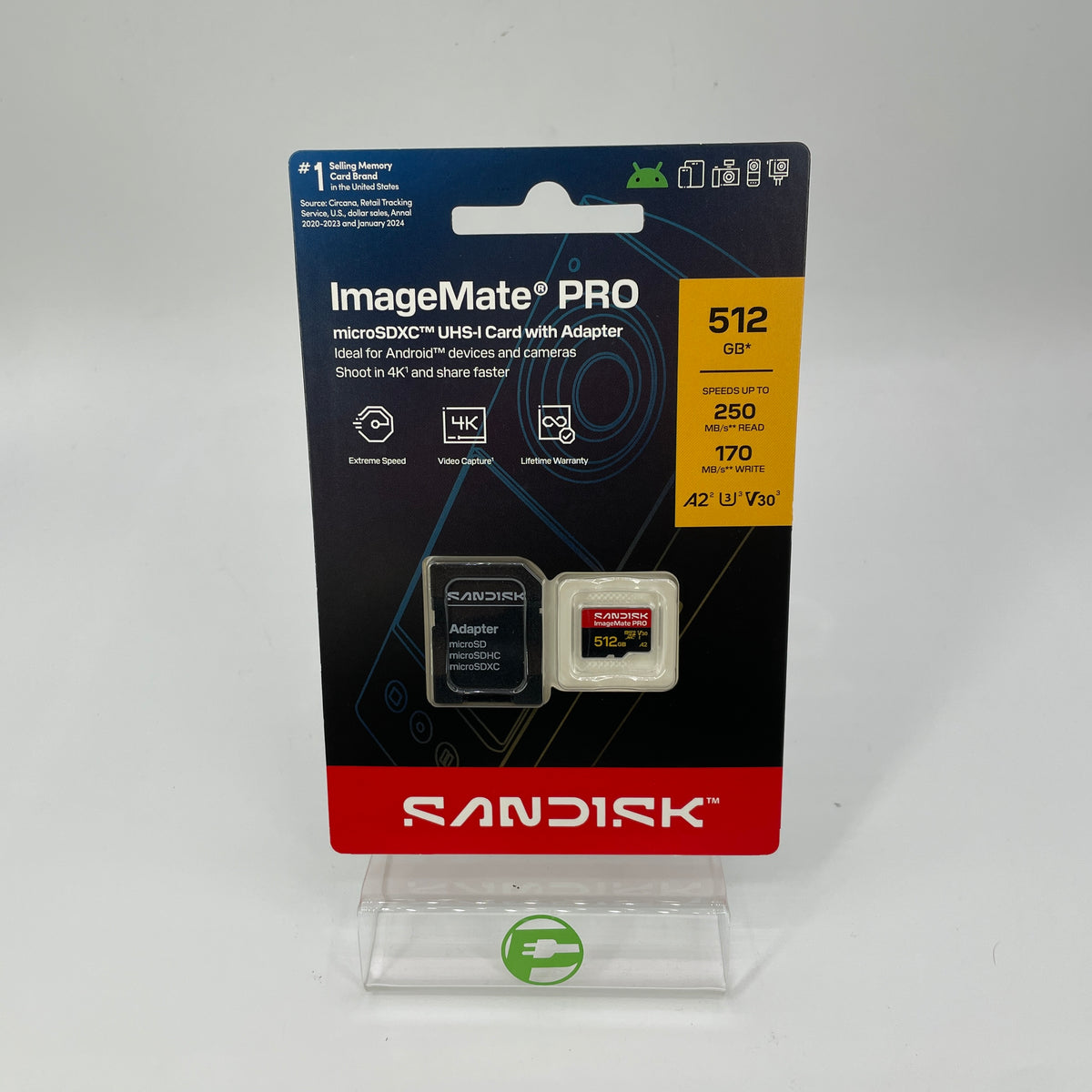 New Sandisk ImageMate PRO 512GB MicroSDXC UHS-I Card with Adapter