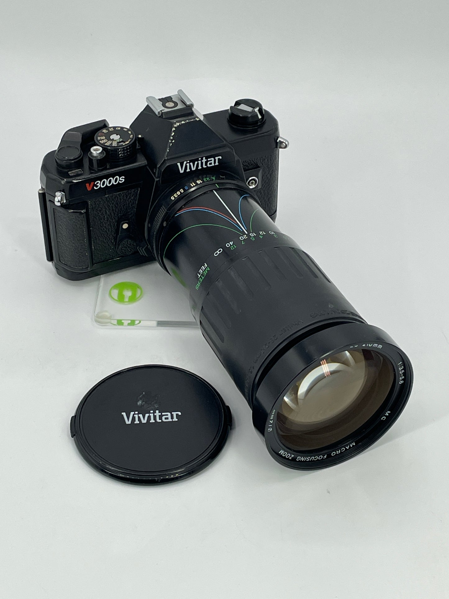 Vivitar V3000S 35MM Film Camera with 28-210mm, 50mm Lens
