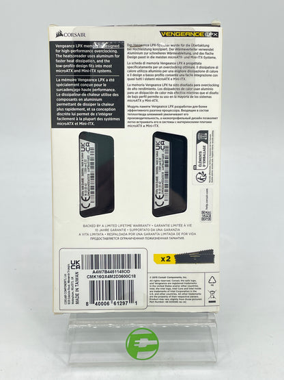 Corsair Vengeance LPX 16GB (2x8GB) RAM DDR4 3600MHz CMK16GX4M2D3600C18