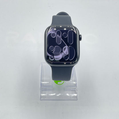 Unlocked Apple Watch Series 11 46MM Jet Black Aluminum Black Sport Band MFC44LW/A