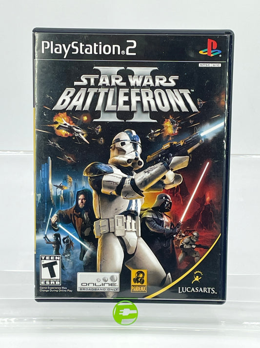 Star Wars Battlefront 2 (Sony PlayStation 2 PS2, 2005) CIB