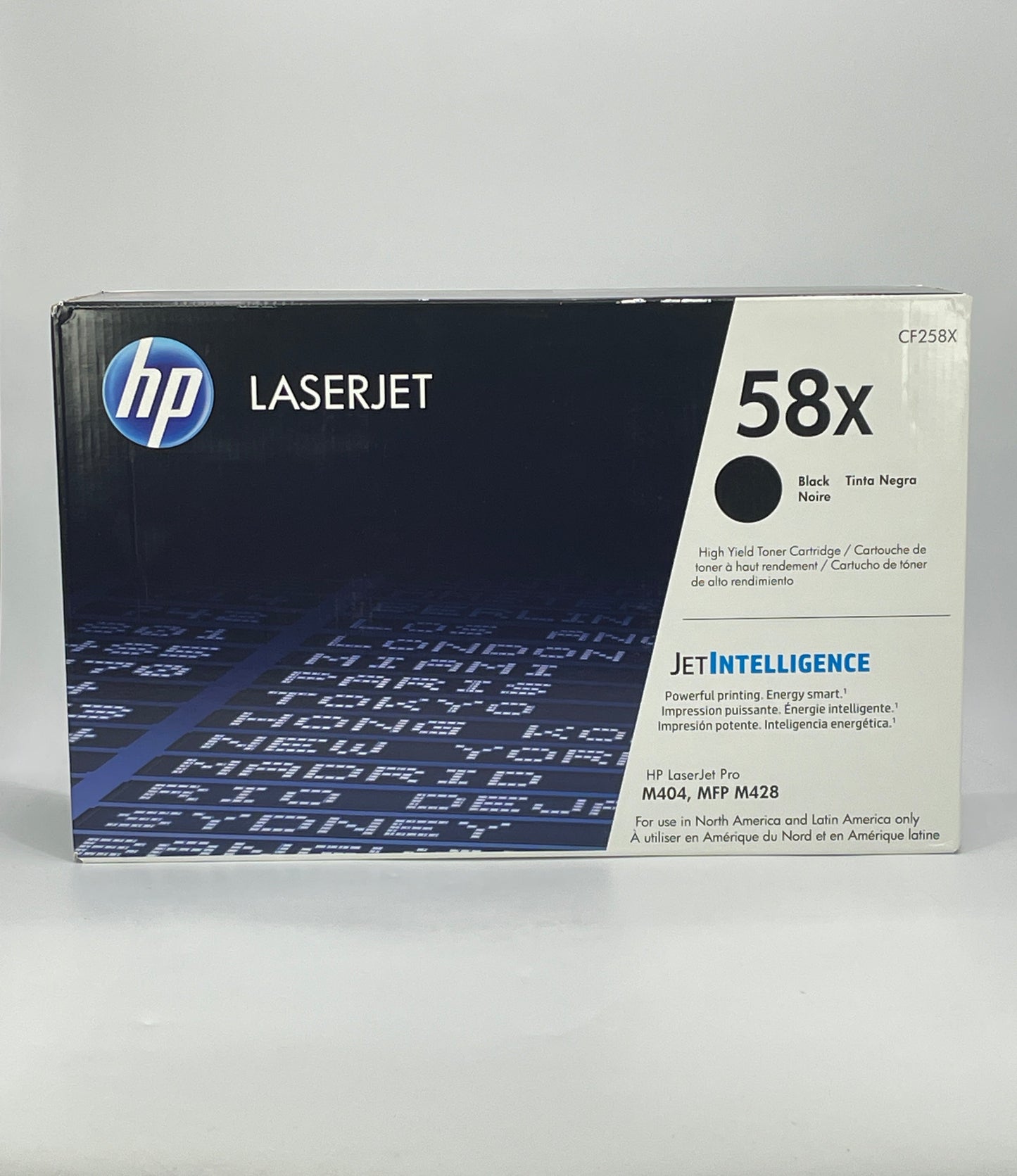 New HP CF258X 58X Black Laser Toner Cartridge