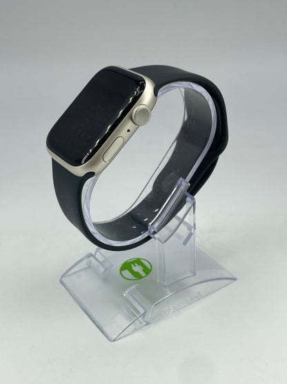 GPS Only Apple Watch Series 9 45MM Starlight Midnight Sport Band MR9P3L/A