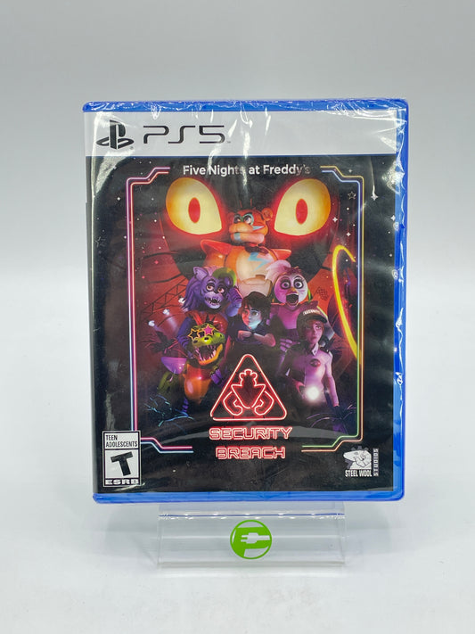 New Five Nights At Freddy's: Security Breach (Sony PlayStation 5 PS5, 2022)