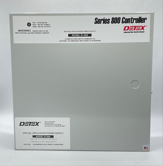 Detex Series 800 Controller Integrated Door Security System 81-800