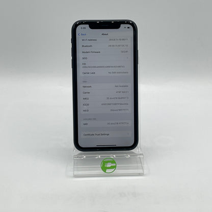 Unlocked Apple iPhone XR 64GB 18.7.2 Black MT3K2LL/A