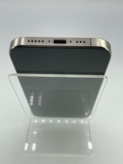 Factory Unlocked Apple iPhone 15 Pro 128GB Natural Titanium MTQP3LL/A