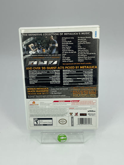 Guitar Hero: Metallica (Nintendo Wii, 2009) CIB