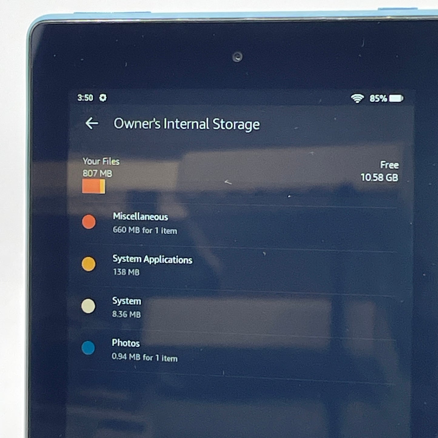 WiFi Only Amazon Kindle Fire 7 9th Gen 10GB Blue M8S26G