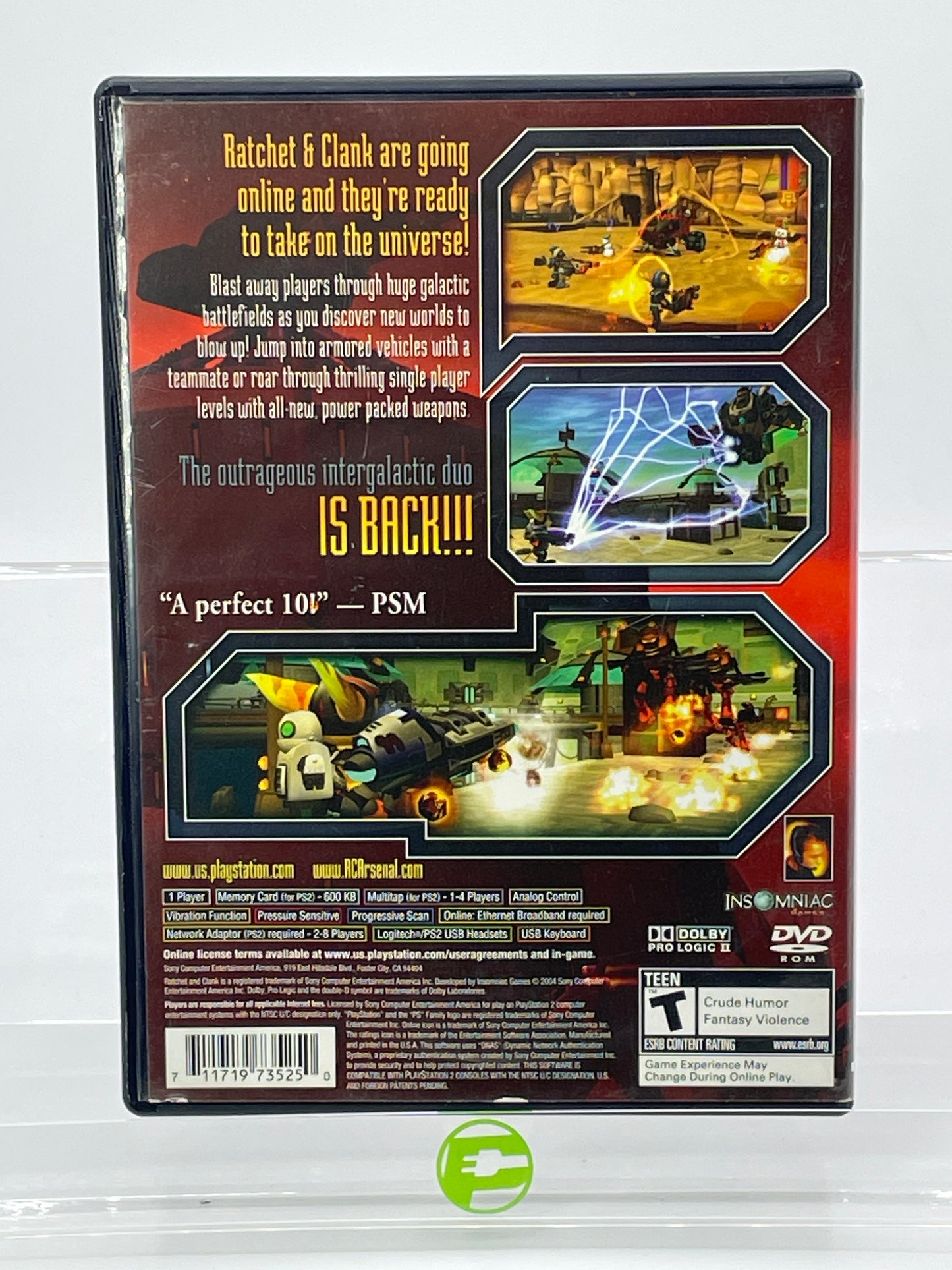 Ratchet & Clank Up Your Arsenal (Sony PlayStation 2 PS2, 2004)