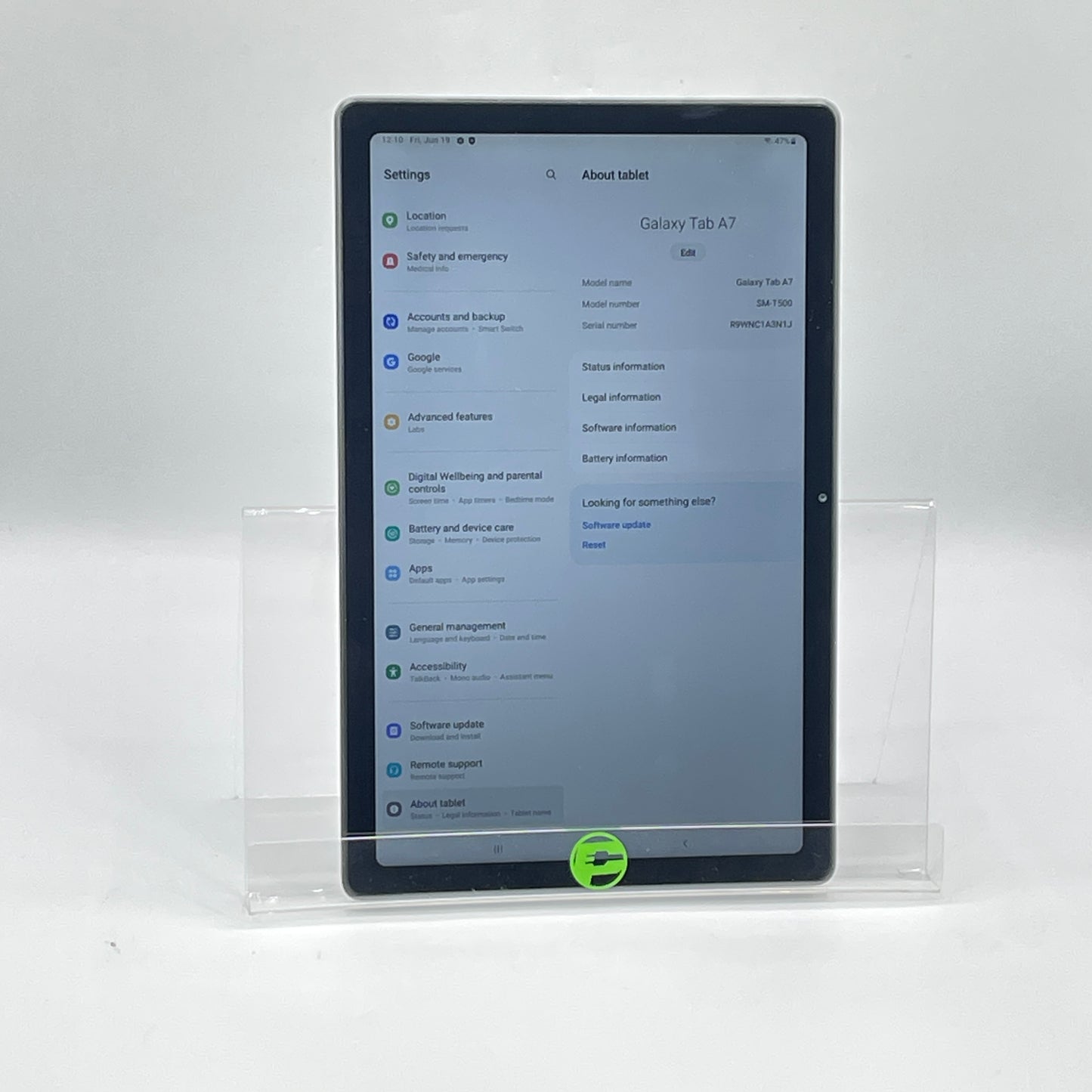 WiFi Only Samsung Galaxy Tab A7 10.4" 64GB Gray SM-T500