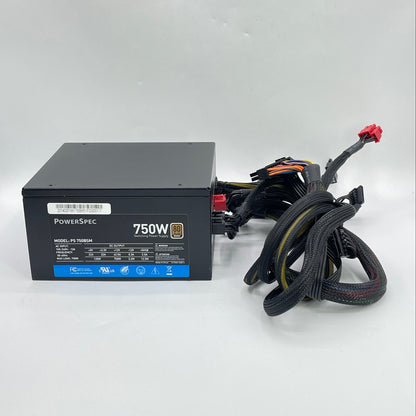 PowerSpec  PS 750BSM NA 80 Plus Gold 750W Semi Modular Switching Power Supply
