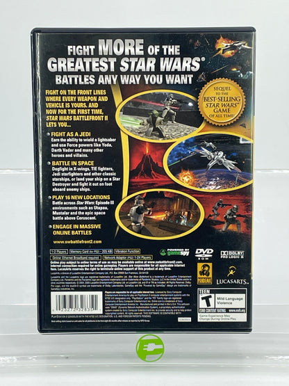 Star Wars Battlefront 2 (Sony PlayStation 2 PS2, 2005) CIB
