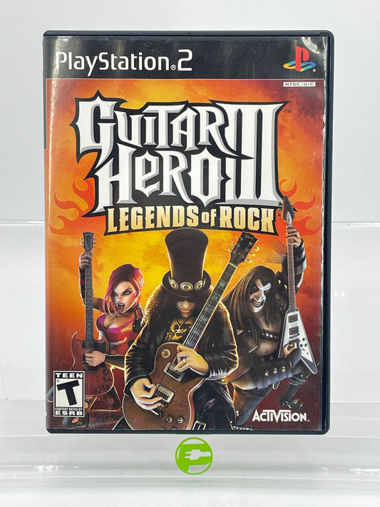 Guitar Hero III Legends of Rock (Sony PlayStation 2 PS2, 2007)
