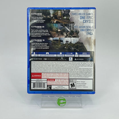 Crysis Remastered Trilogy (Sony PlayStation 4 PS4, 2021)