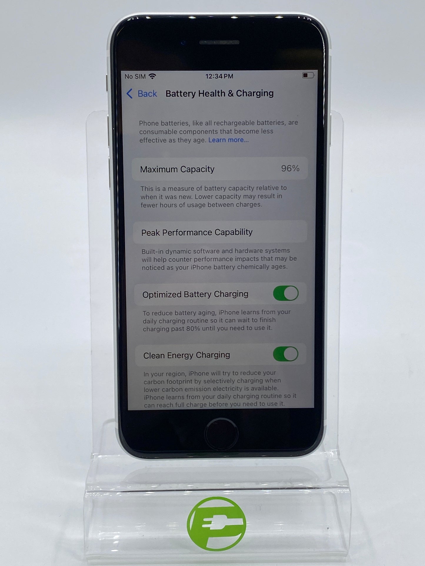 Unlocked Apple iPhone SE 2nd Gen 64GB White MX9L2LL/A