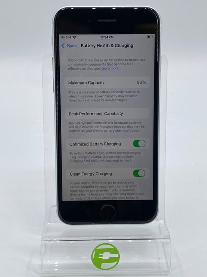Unlocked Apple iPhone SE 2nd Gen 64GB White MX9L2LL/A