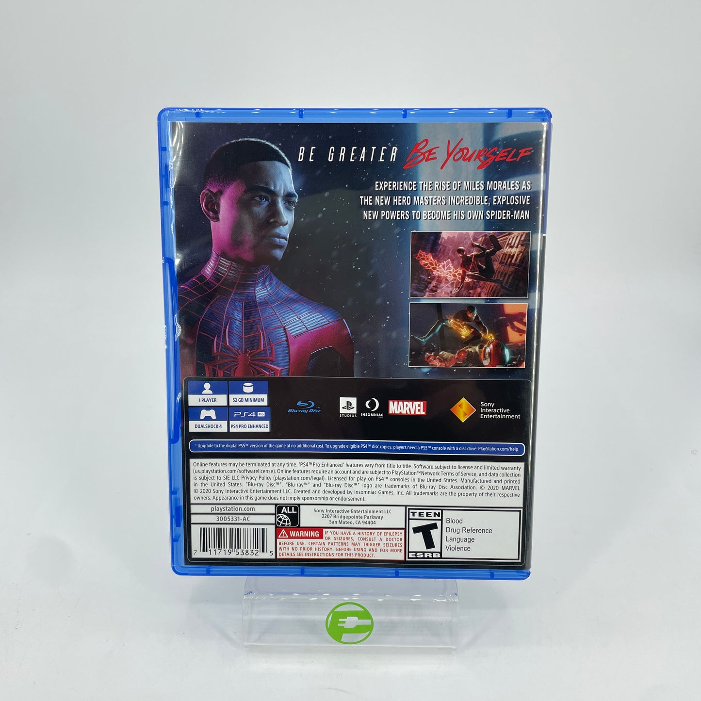 Marvel Spiderman: Miles Morales (Sony PlayStation 4 PS4, 2020)