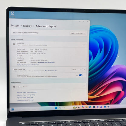 Microsoft Surface Laptop 7 2037 15" Snapdragon X Elite 3.4GHz 32GB RAM 1TB SSD