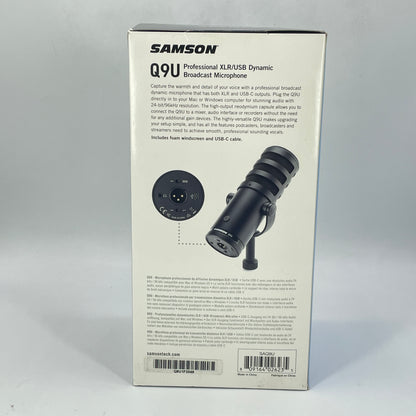 Samson Q9U 50 Hz - 20kHz Professional Broadcast Microphone