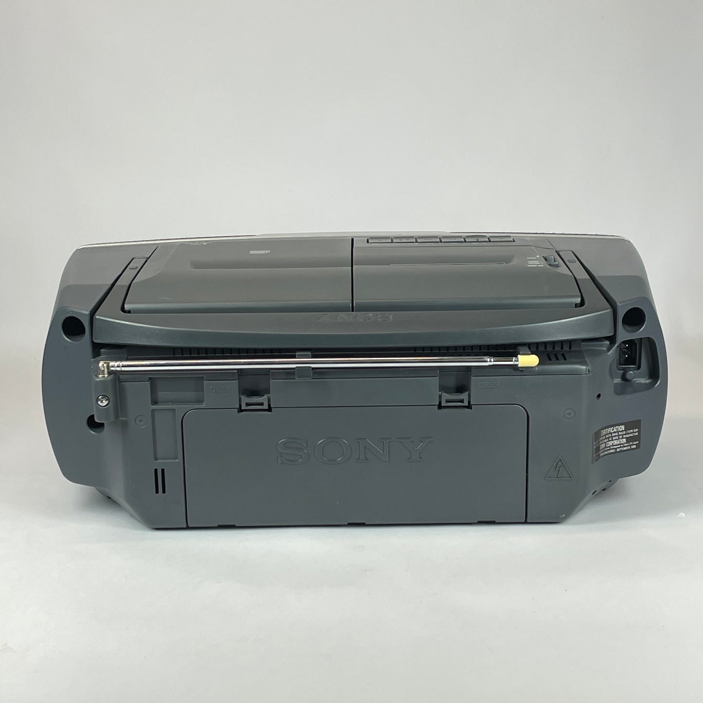Sony Mega Bass Port  CD Radio Cassette-Corder CFD-S39