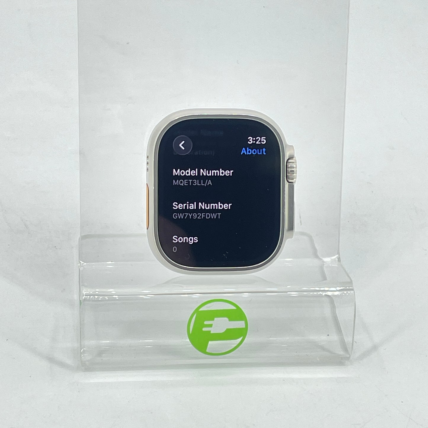 Unlocked Apple Watch Ultra 49MM Natural Titanium MQET3LL/A