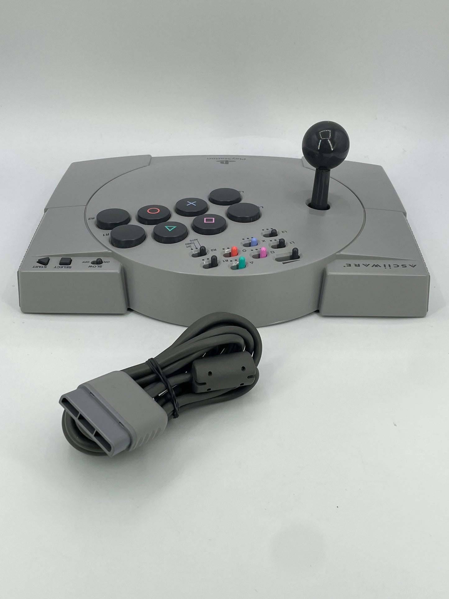 Asciiware Ascii Stick Playstation One PS1 Arcade Joystick Controller