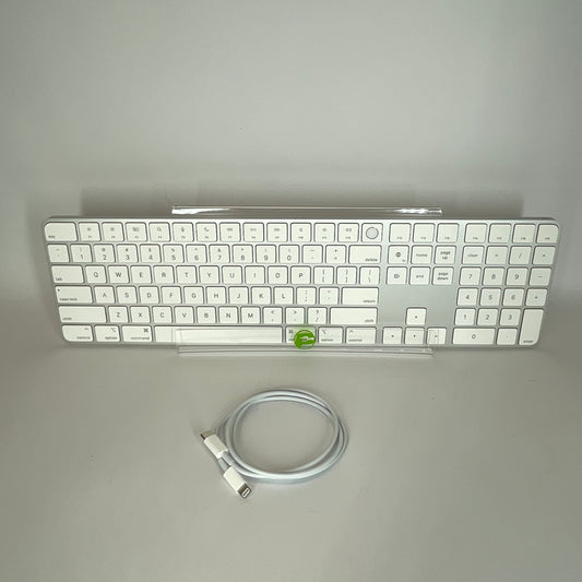 Apple Magic Keyboard (USB-C) with Touch ID and Numeric Keypad A2520 White