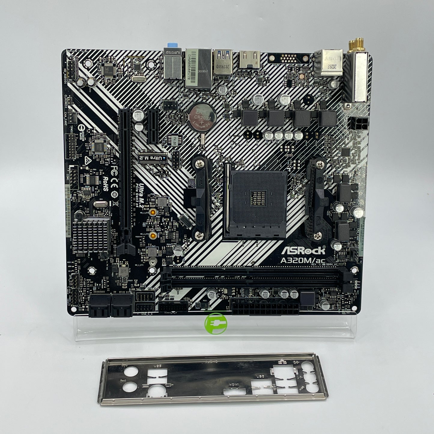 AsRock A320M/ac AM4 microATX AMD DDR4 Motherboard