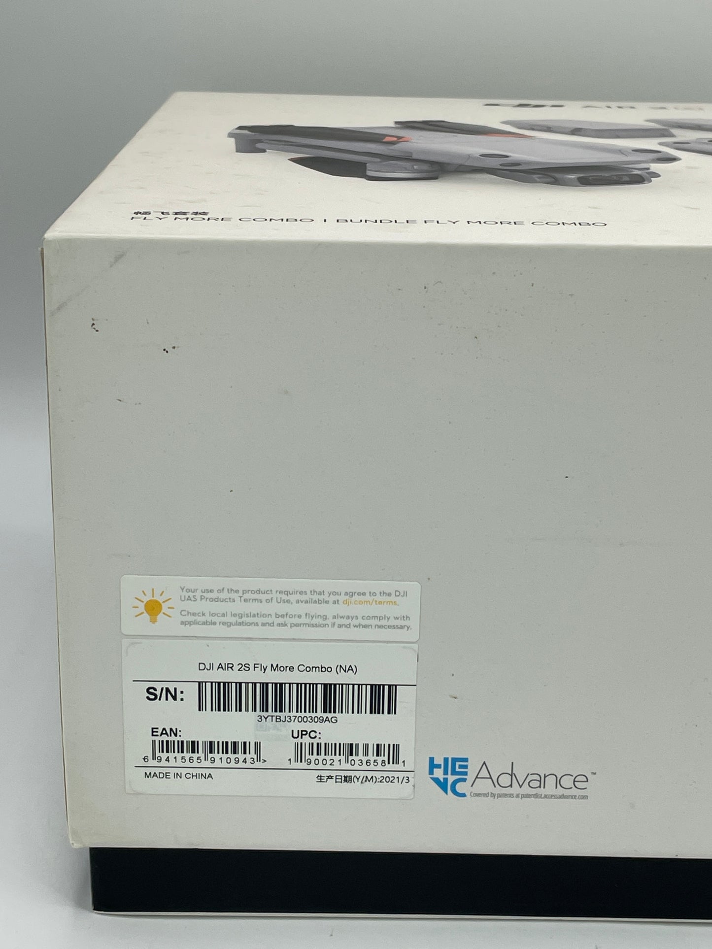 DJI Air 2S 4K Quadcopter Camera Drone DA2SUE1 Bundle