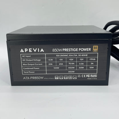 Apevia 850W Prestige Power ATX-PR850W 80 Plus Gold 850W Non Modular Power Supply