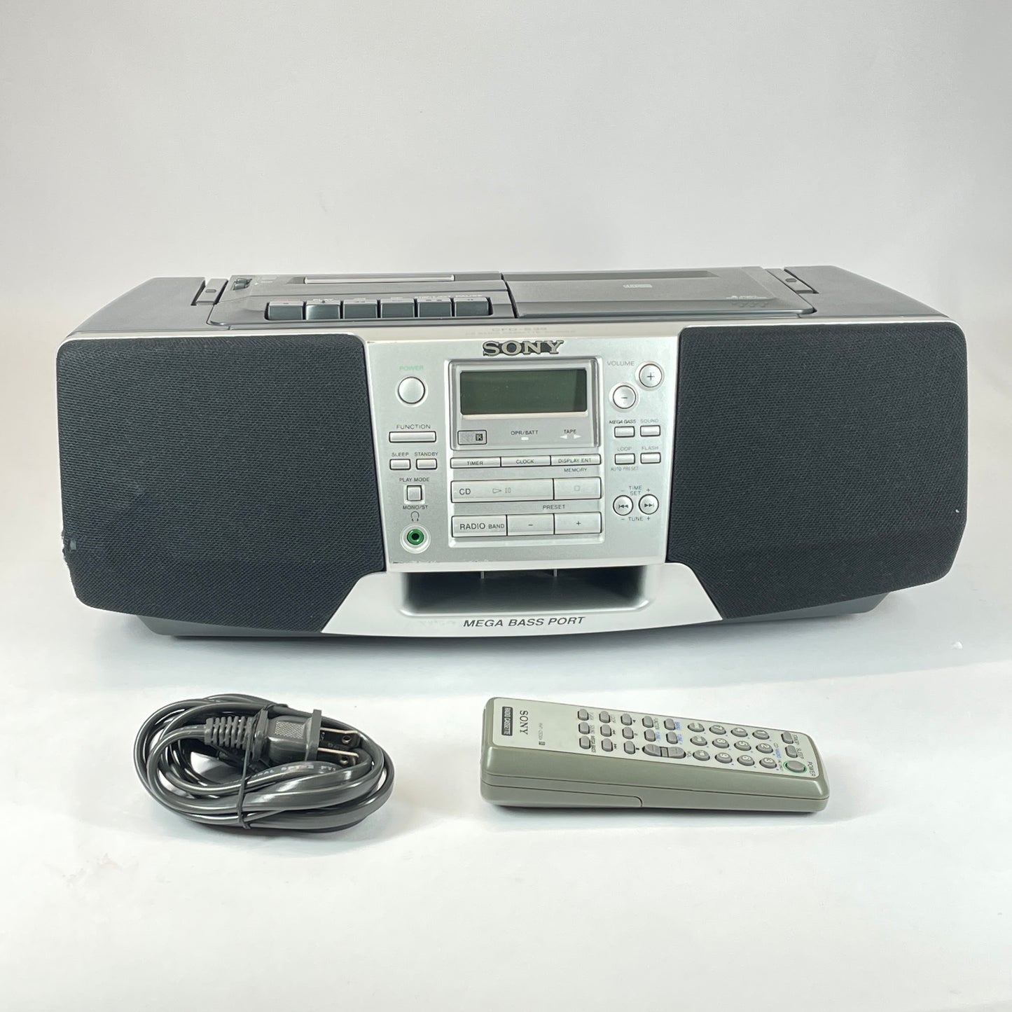 Sony Mega Bass Port  CD Radio Cassette-Corder CFD-S39