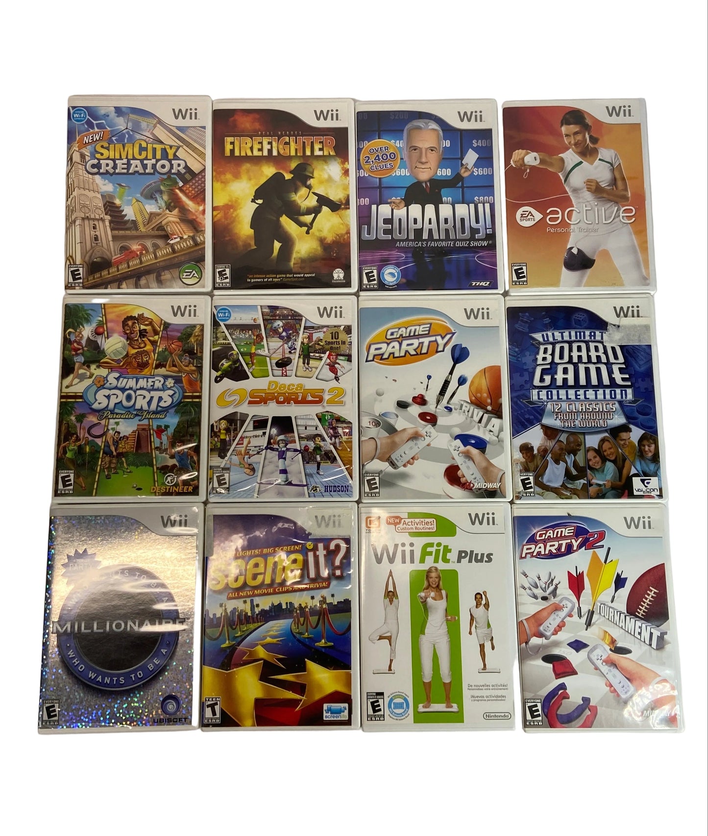 Lot of 12 Nintendo Wii Games