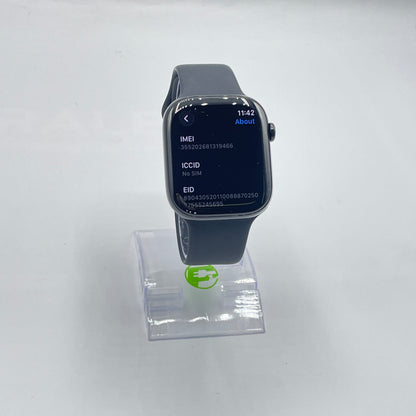 Unlocked Apple Watch Series 11 46MM Jet Black Aluminum Black Sport Band MFC44LW/A