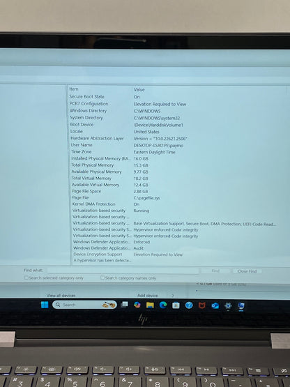 HP Envy x360 15‑EU1073CL 15.6" AMD Ryzen 7 5825U 2.0GHz 8GB RAM 512GB SSD