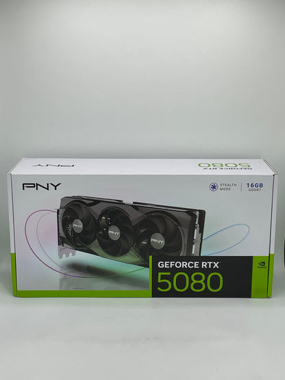 New PNY Geforce RTX 5080 16GB GDDR7 Graphics Card VCG508016TFXPB1