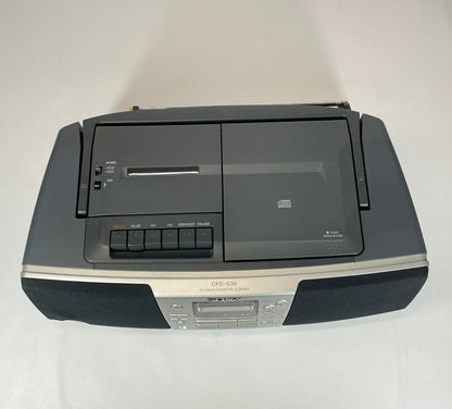 Sony Mega Bass Port  CD Radio Cassette-Corder CFD-S39