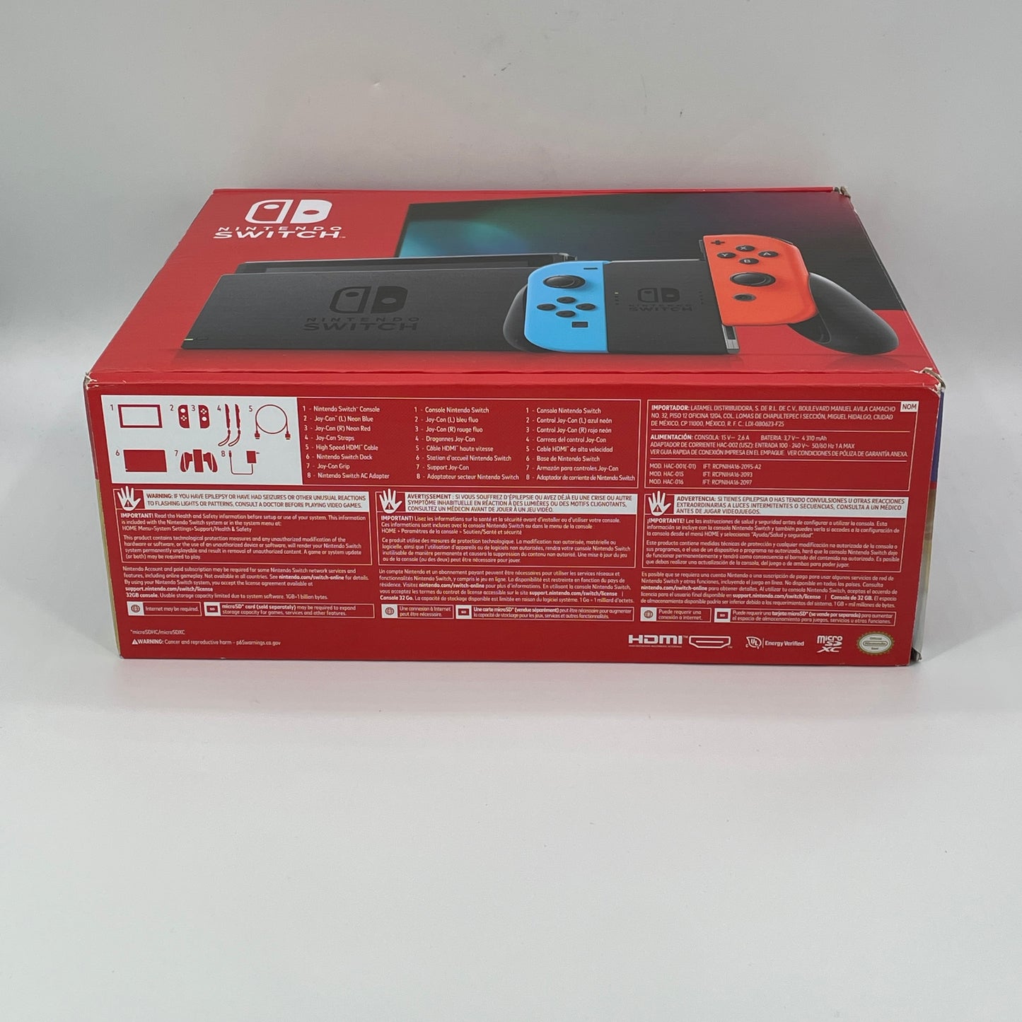 New Nintendo Switch v2 Console Gaming System HAC-001 (-01) Black