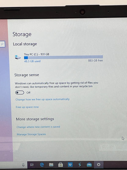 HP Pavilion 15-DW0037WM 15.6" i3-8145U 2.1GHz 8GB RAM 1TB SSD