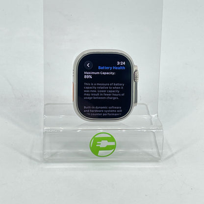 Unlocked Apple Watch Ultra 49MM Natural Titanium MQET3LL/A