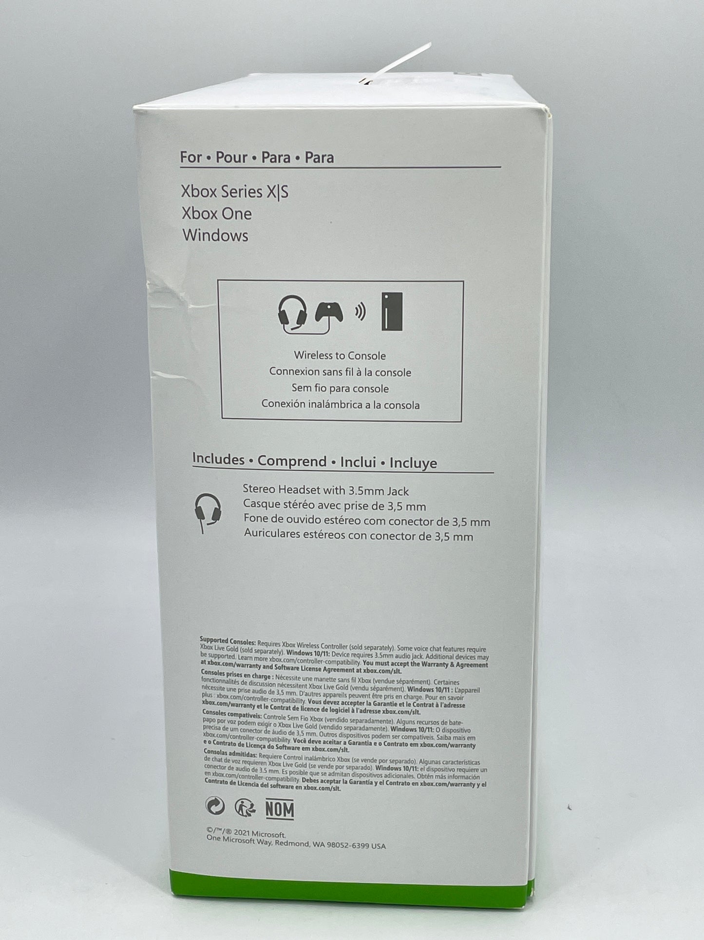 Microsoft XBOX  Stereo Headset Wired 1984