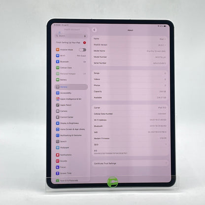 Factory Unlocked Apple iPad Pro 13" M4 256GB Silver MVXT3LL/A