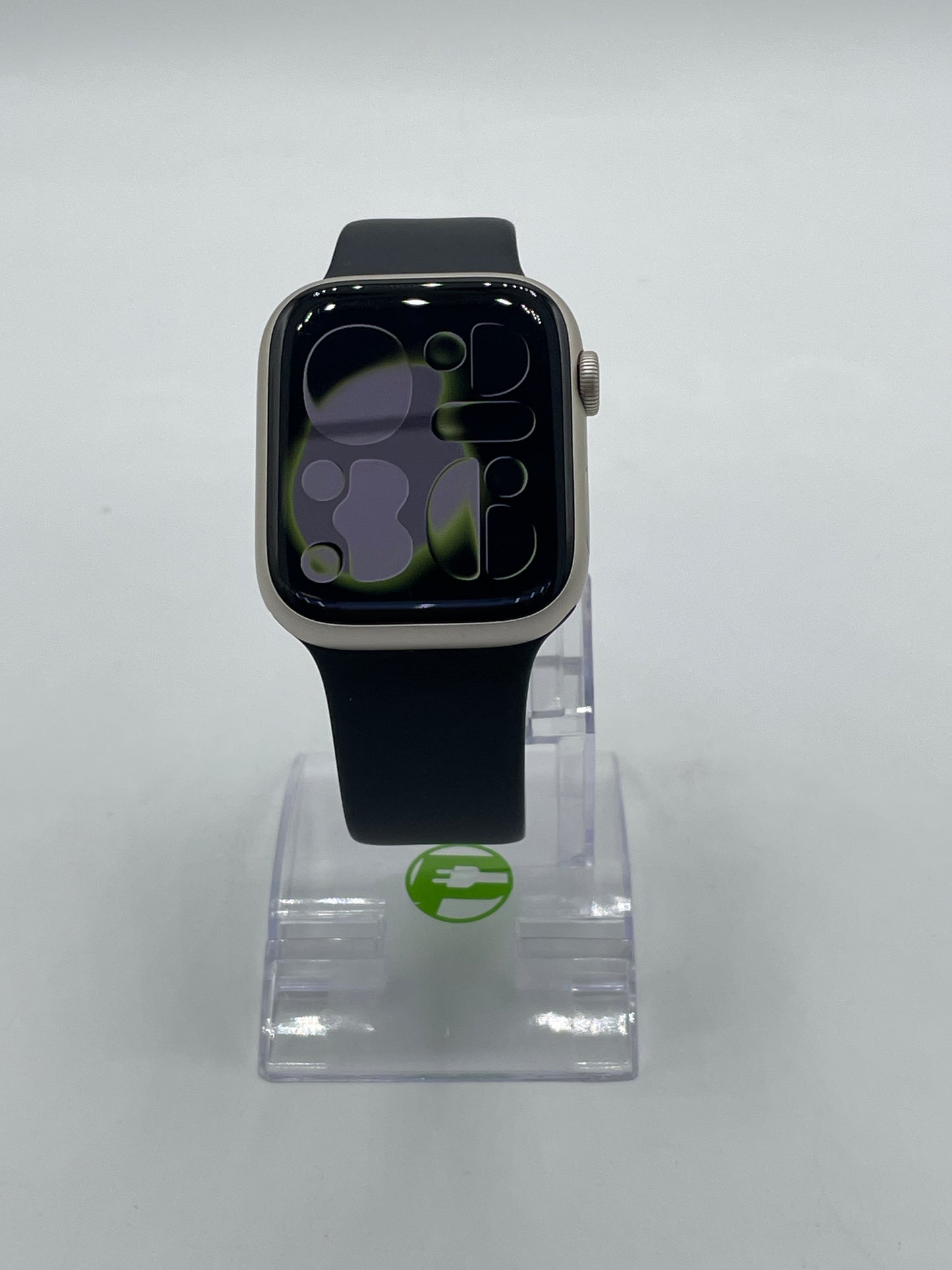 GPS Only Apple Watch Series 9 45MM Starlight Midnight Sport Band MR9P3L/A