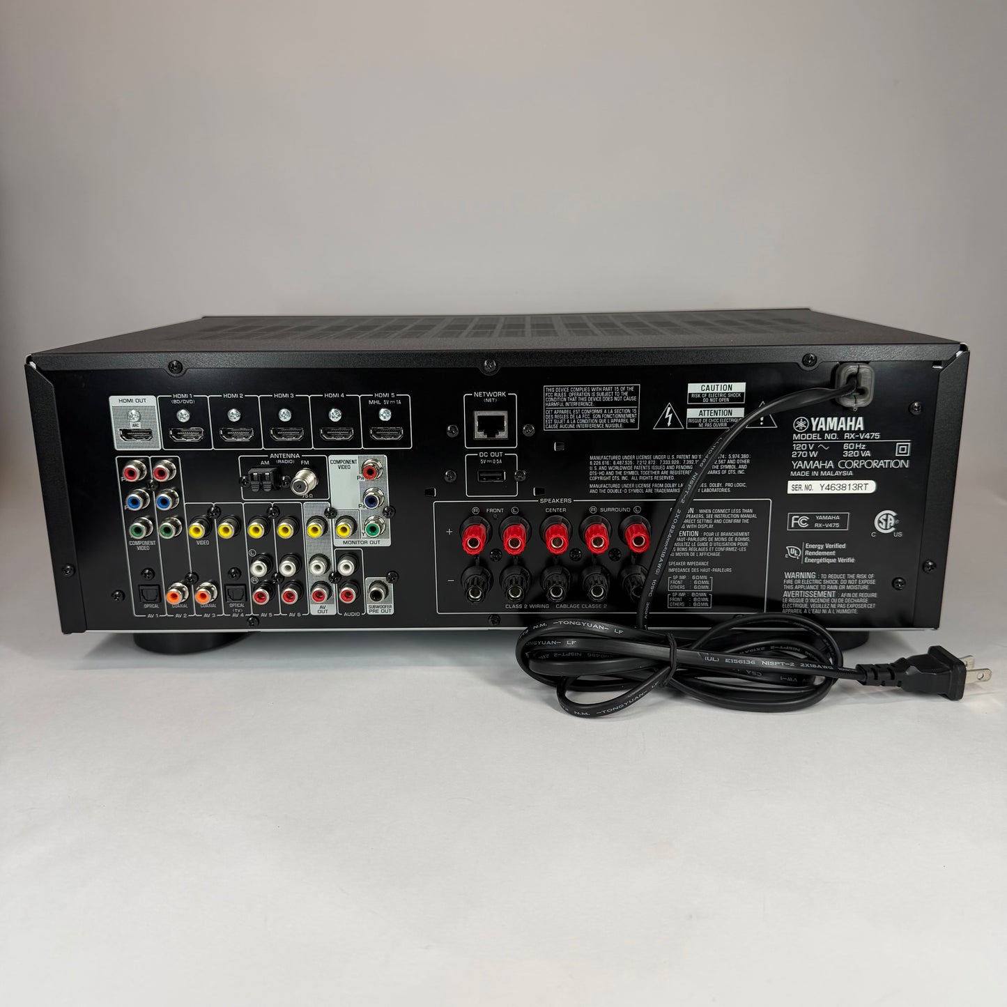 YAMAHA Natural Sound AV  Receiver RX-V475