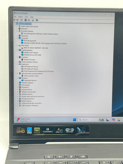 Asus ROG Zephyrus M15 GU502L 15.6"i7-10750H 2.6GHz 16GB 1TB SSD GeForce RTX 2060